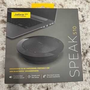 Jabra Speak 510 Portable Bluetooth Speaker - Black